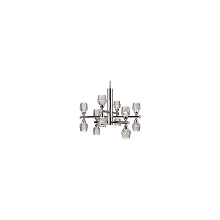 Kuzco Lighting Magnificent Led Chandelier With Up Down Die Cast Clear Glass CH52127-CH